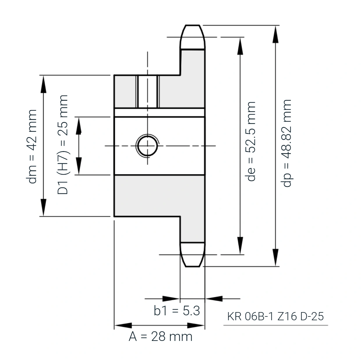 KR 06B-1 Z16 D-25