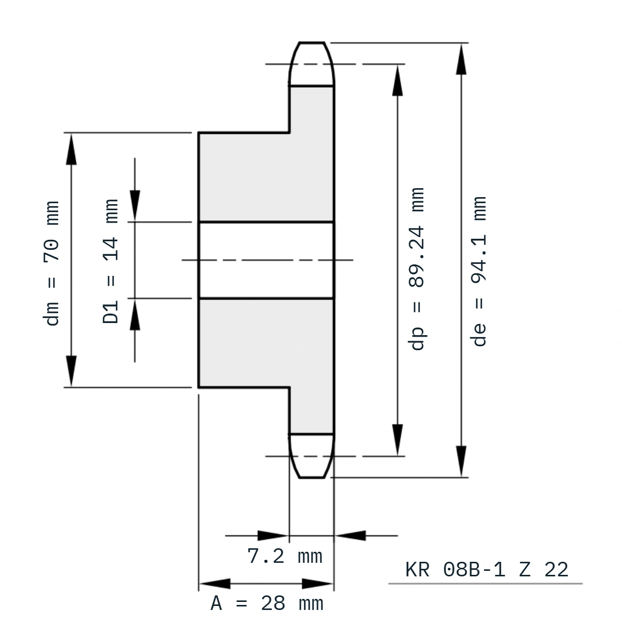 KR 08B-1 Z 22 GH