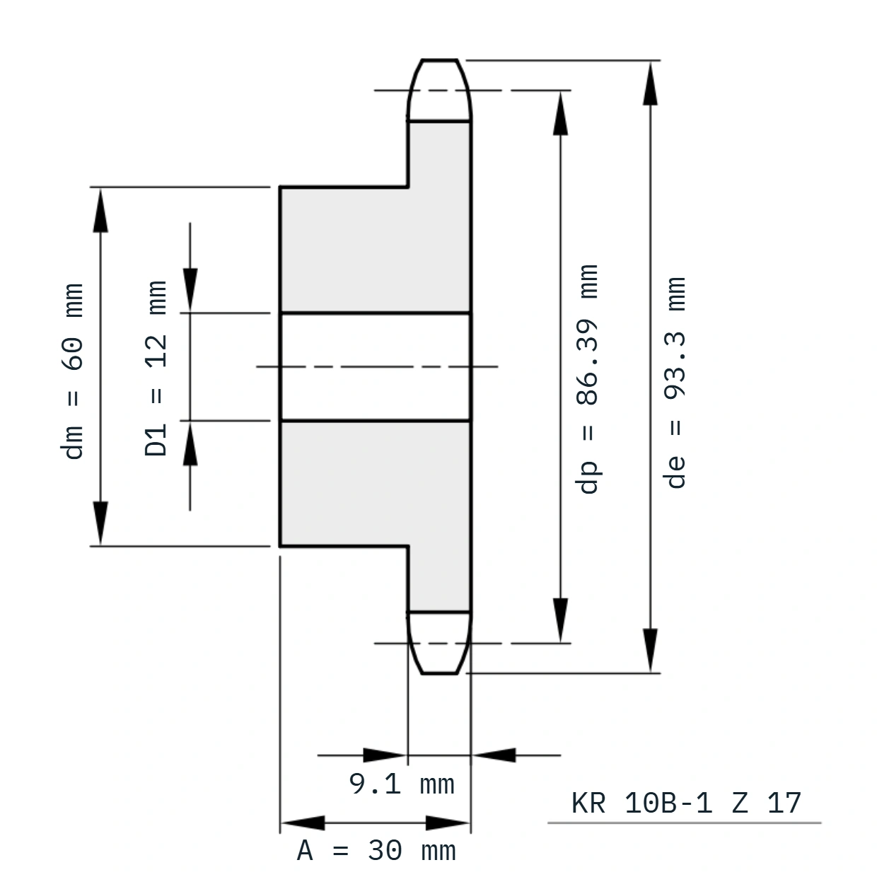 KR 10B-1 Z 17 GH