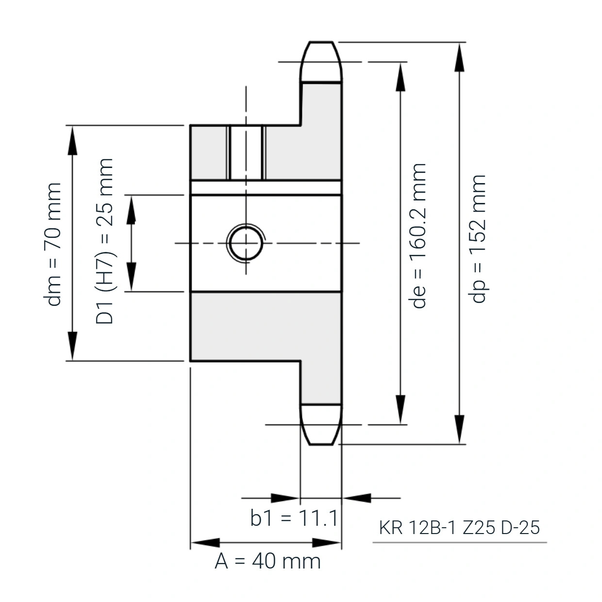 KR 12B-1 Z25 D-25