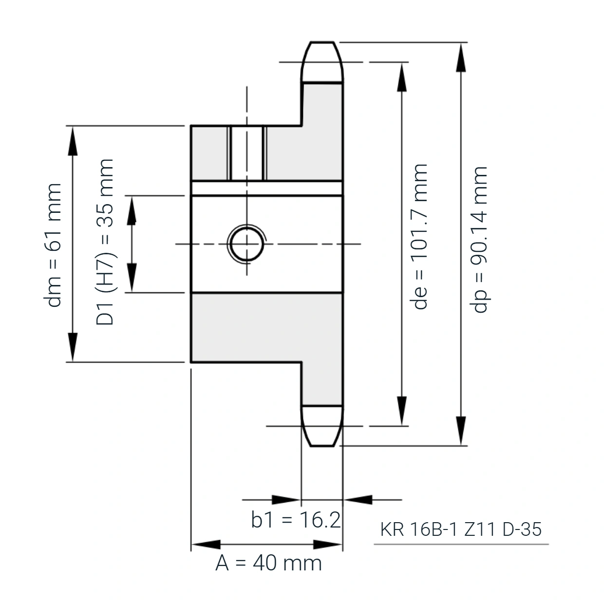 KR 16B-1 Z11 D-35