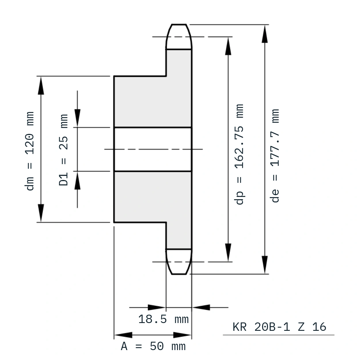 KR 20B-1 Z 16