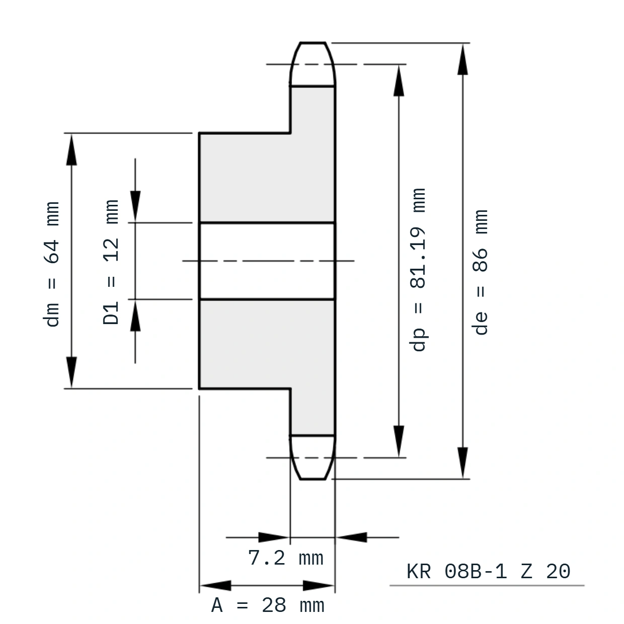 KR 08B-1 Z 20