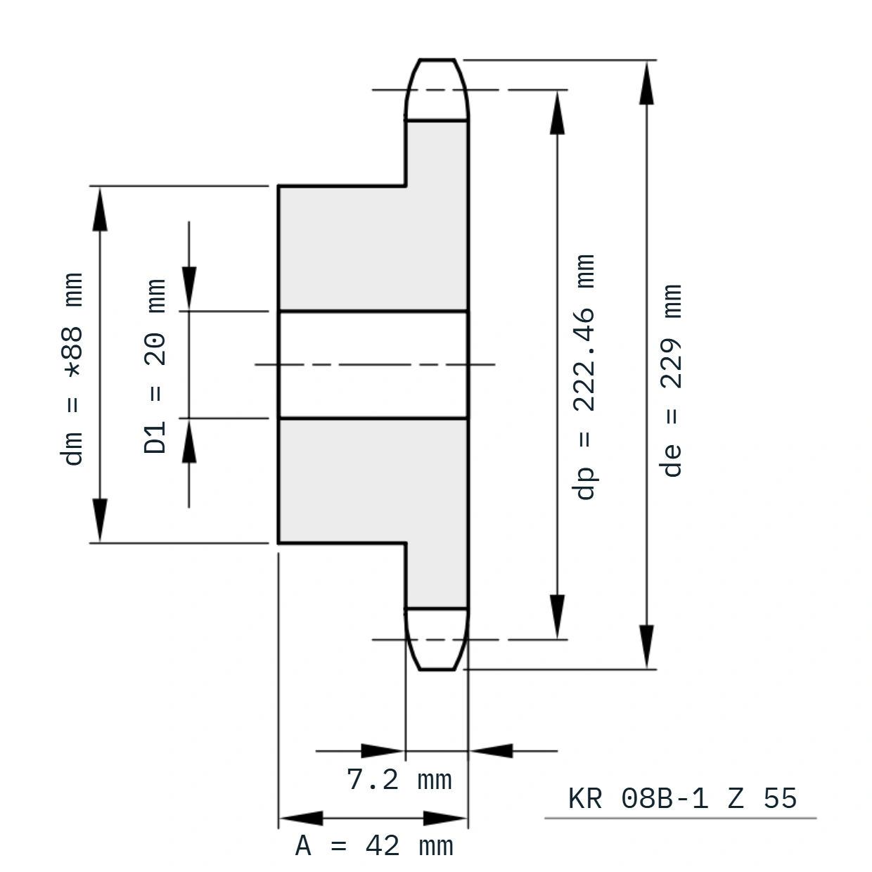 KR 08B-1 Z 55