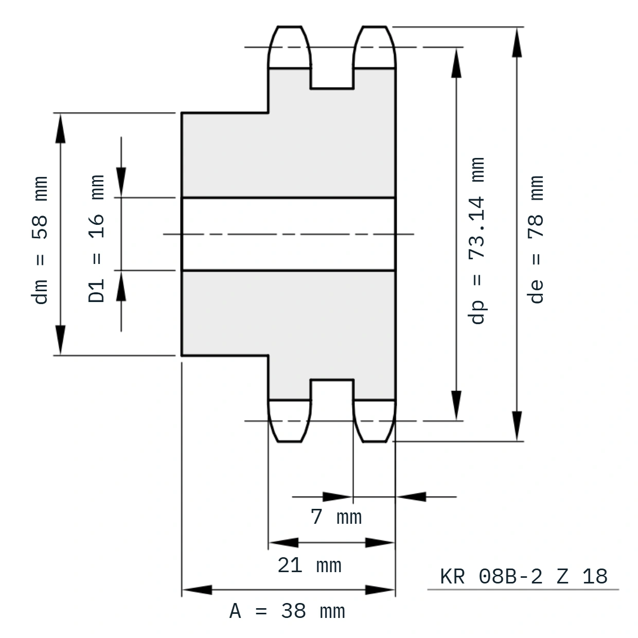KR 08B-2 Z 18