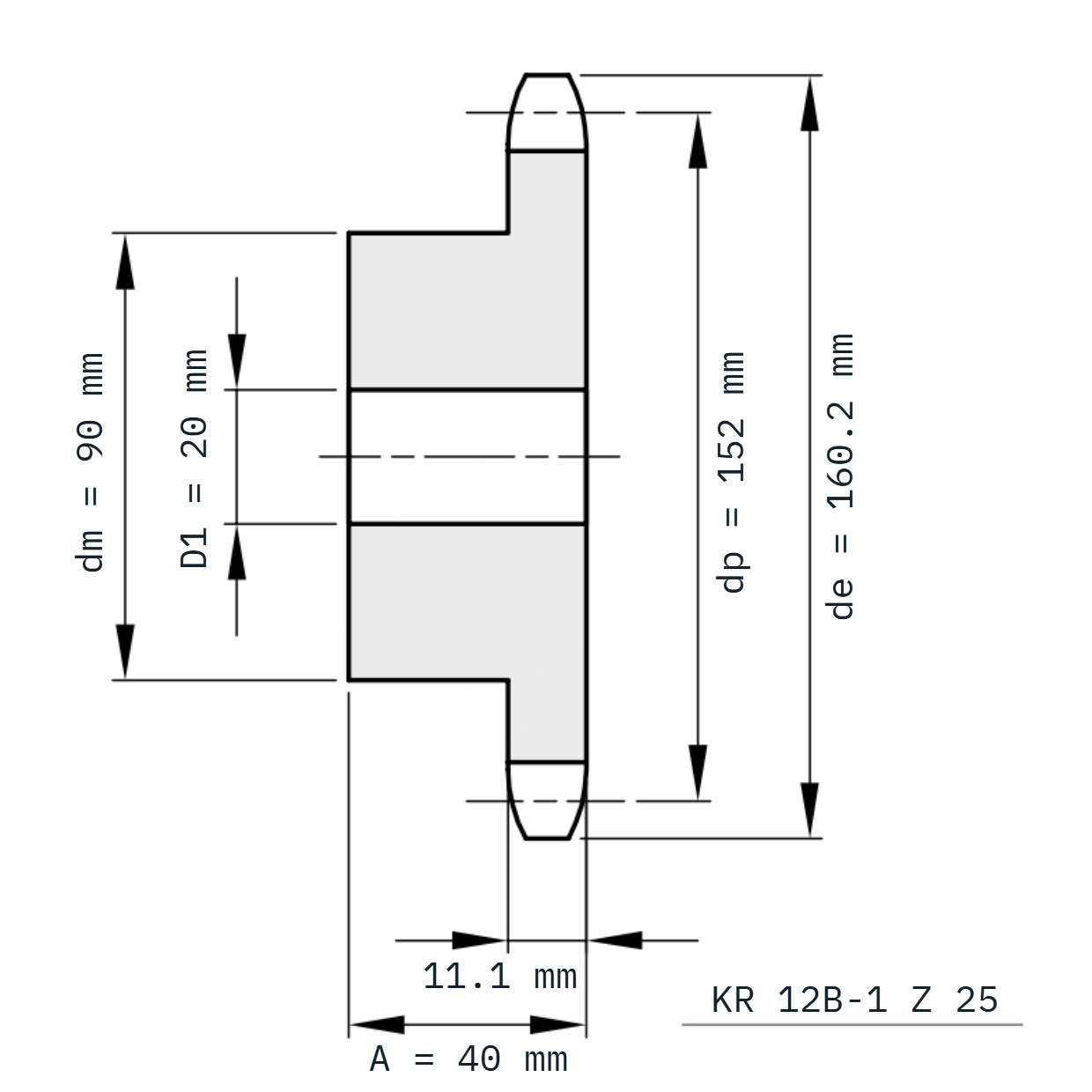KR 12B-1 Z 25 GH