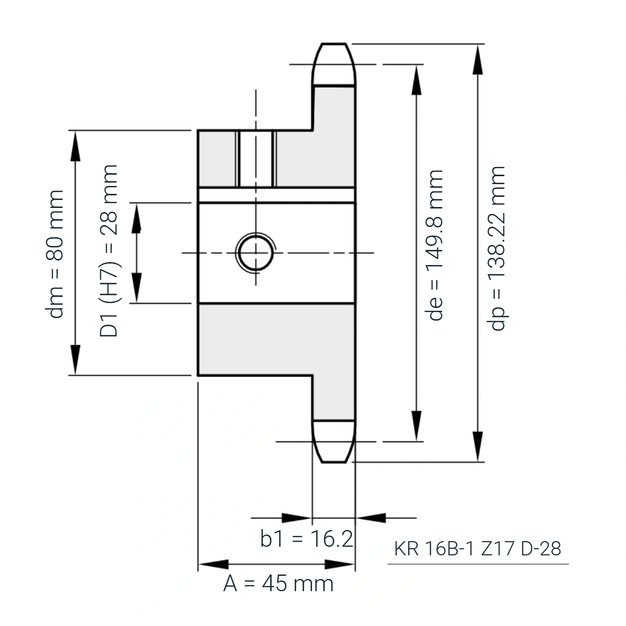 KR 16B-1 Z17 D-28
