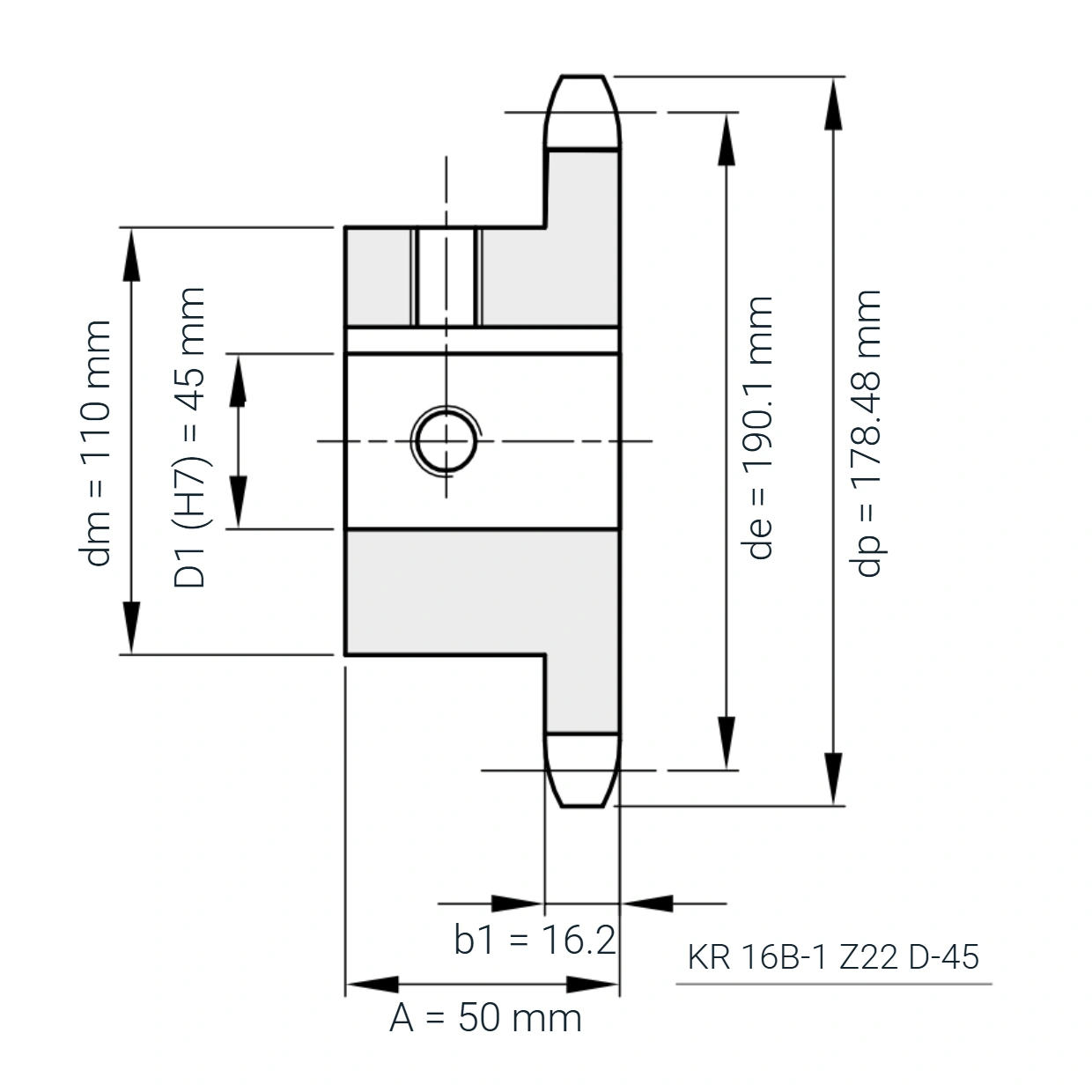 KR 16B-1 Z22 D-45
