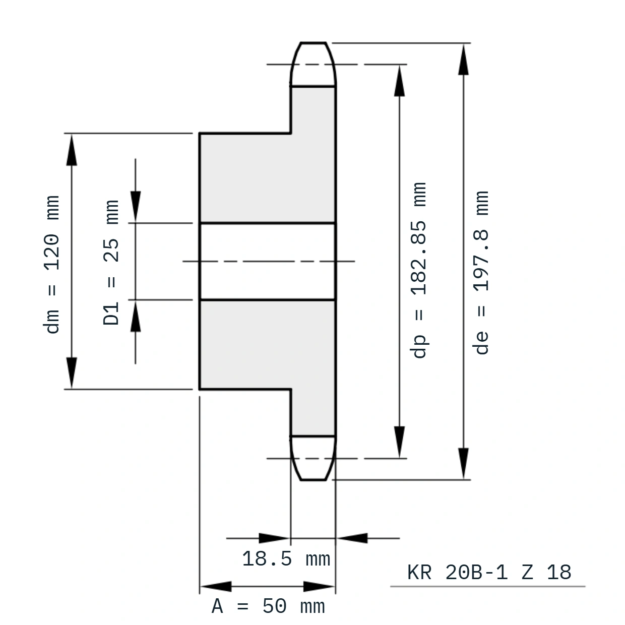 KR 20B-1 Z 18