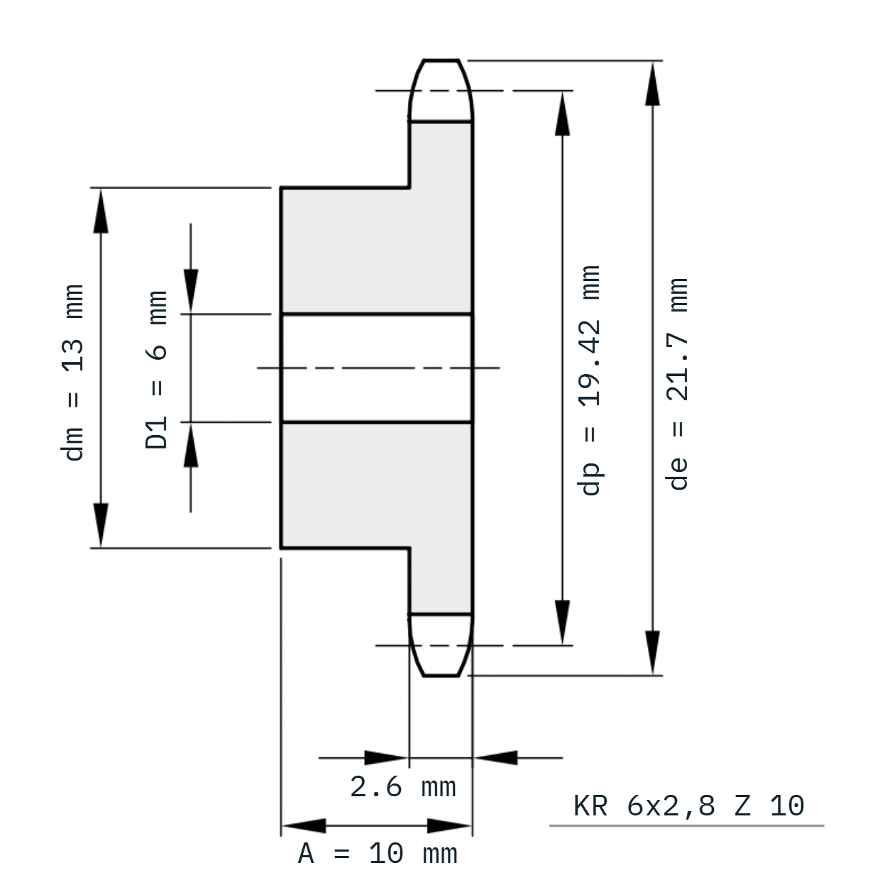KR 6x2,8 Z 10